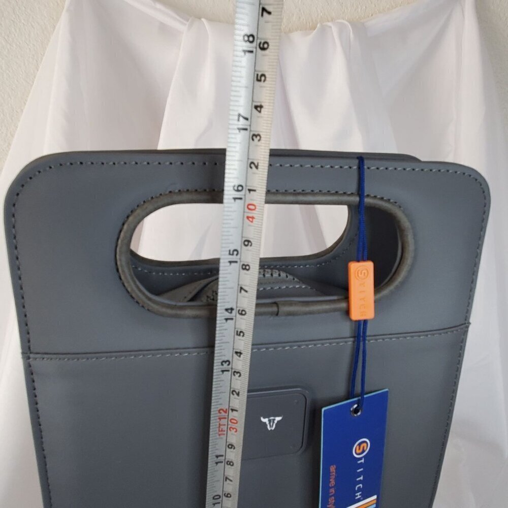 Wine Tote Stitch Golf Travel Touring Carrier Bag Waterproof & Stain Resistant - Picture 7 of 8
